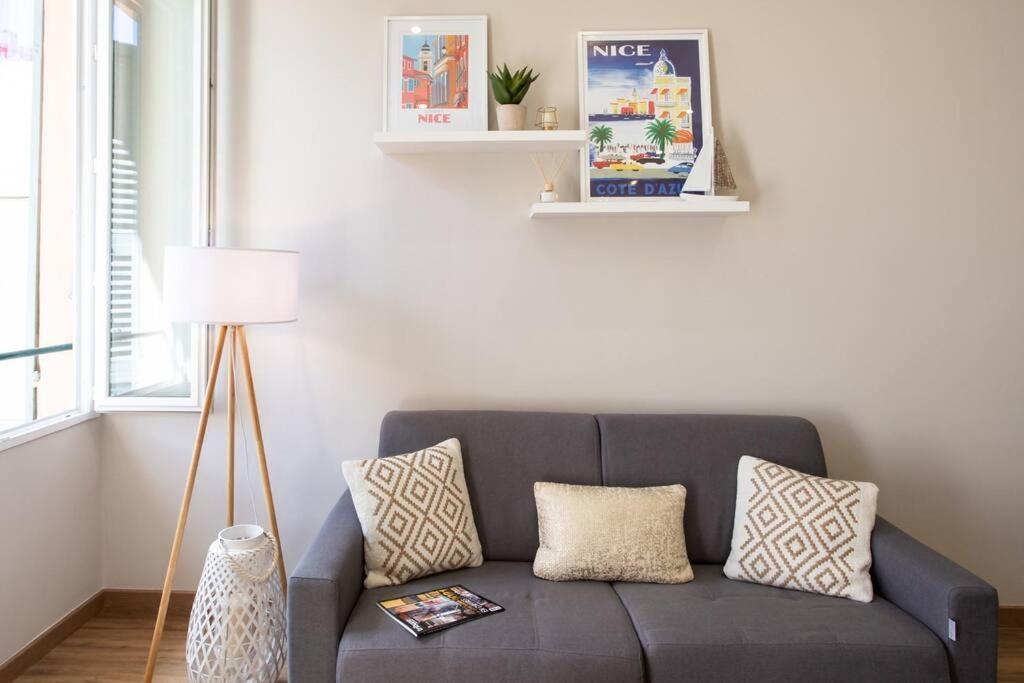 L19 1Bdr Massena Central 2Mins Sea/Promenadeac/Balcony Νίκαια Εξωτερικό φωτογραφία